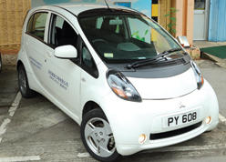 Electric vehicle in Shatin STW
