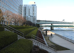 Super levee for Sumida River