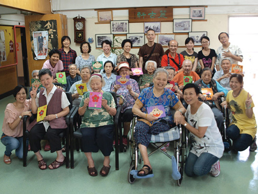 Our Volunteer Team continued to arrange interest classes for the elderly