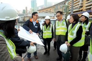 Site visit with District Council Members