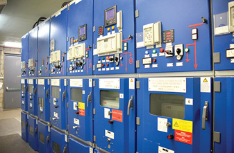 沙田污水处理厂电热联供发电机的高压开关柜