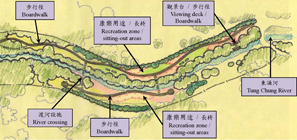 Preliminary design for Tung Chung River Park
