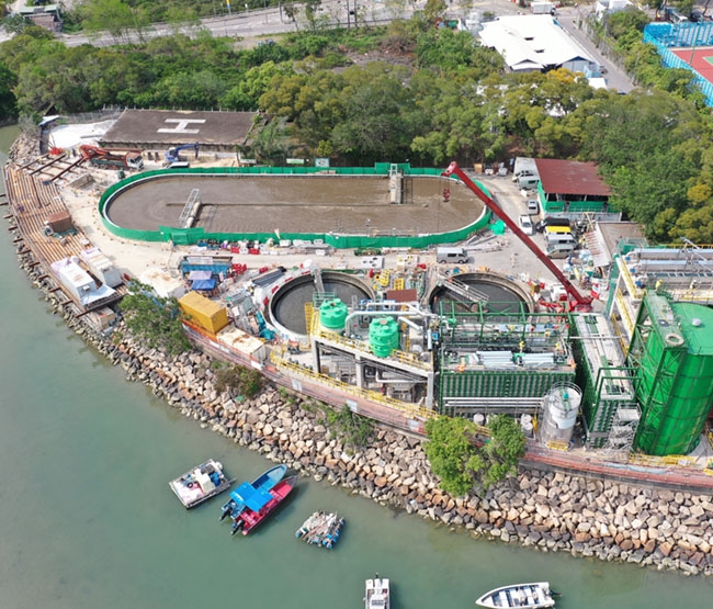 Expansion of Sha Tau Kok Sewage Treatment Works