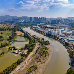 Landscape for Shan Pui River / Kam Tin River