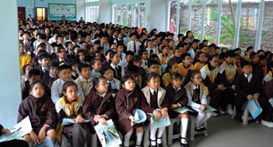 School visits during construction stage