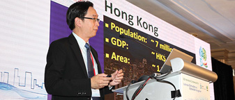 署理發展局局長馬紹祥先生作主題演說