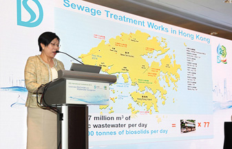 環境局常任秘書長王倩儀女士作主題演說