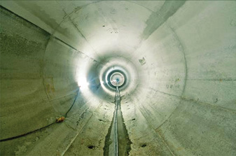 完成後的西營盤至昂船洲段隧道