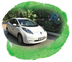 沙田污水處理廠的電動車