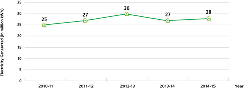 Electricity Generated from Biogas
