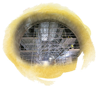 排放水隧道內壁的襯層工程