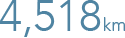 4,518 km