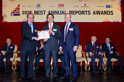 《渠务署可持续发展报告2013-14》于香港管理专业协会举辧的2015年最佳年报比赛中荣获可持续发展报告奖（非牟利及慈善机构）