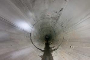 亞洲最長的極深層污水隧道