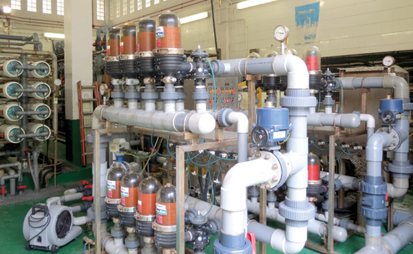 Water reclamation facilities at Shatin Sewage Treatment Works