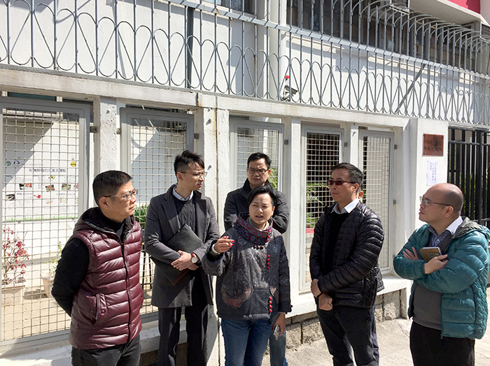 2018年2月，黃大仙區議員參觀啟德河