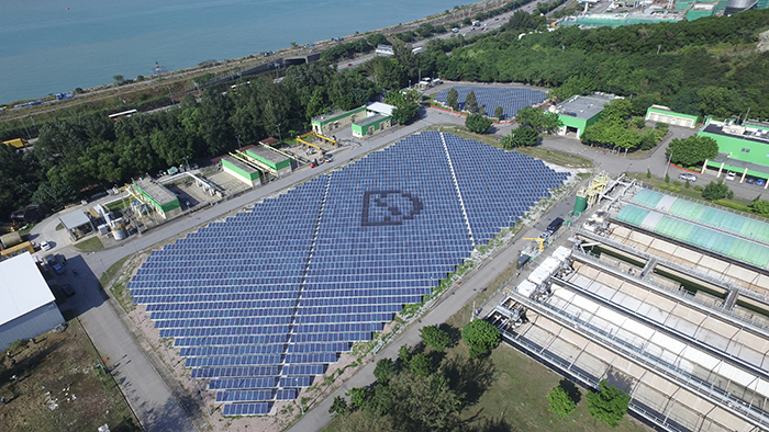 Solar Farm at Siu Ho Wan Sewage Treatment Works