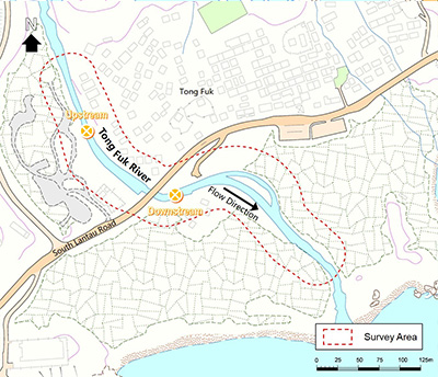 Map of the river
