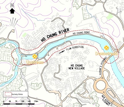 Map of the river