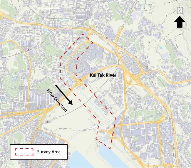 Map of the river