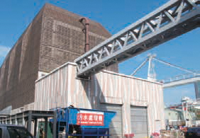 Sludge cake silos buildings