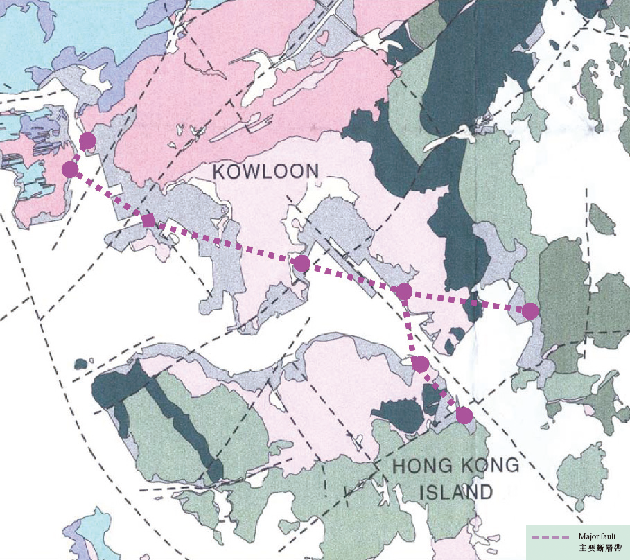 Geological map for HATS Stage 1 works