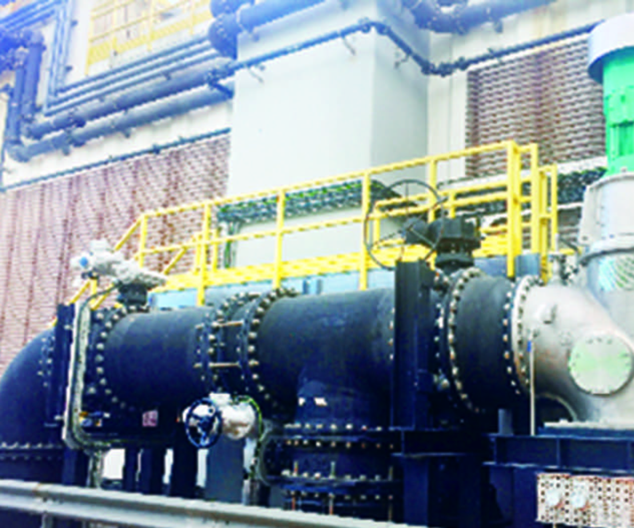 昂船洲污水處理廠的水力渦輪發電系統