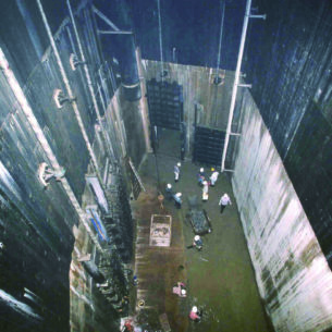 一號主泵房進水室