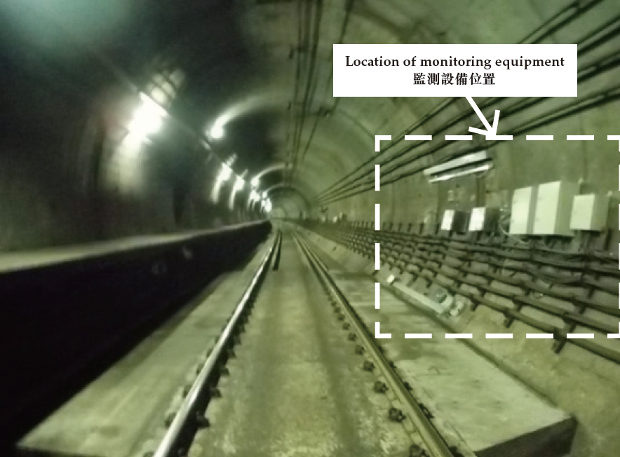 MTR tunnels monitoring equipment