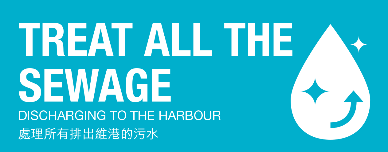 處理所有排出維港的污水