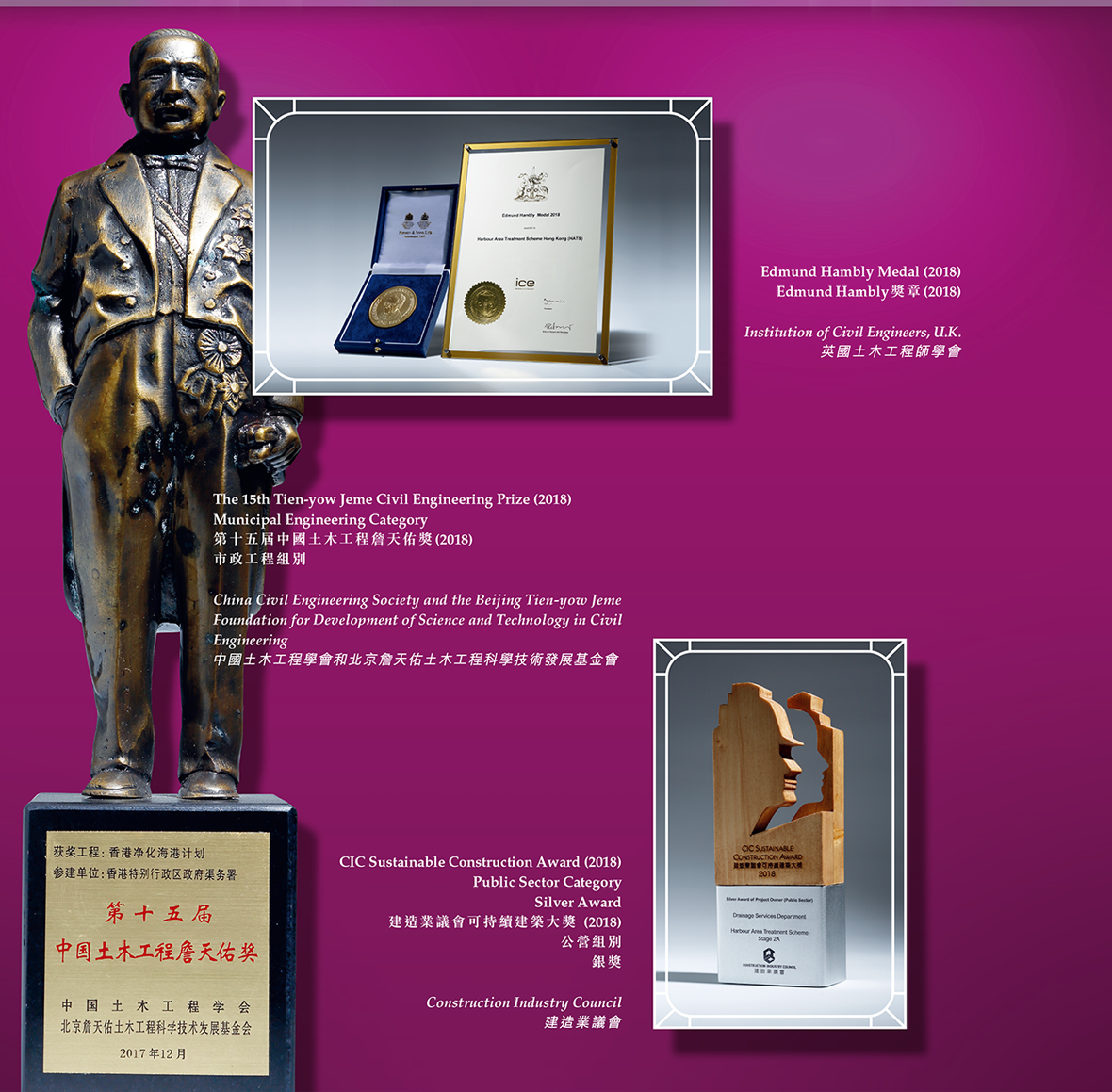 全球獎項與嘉許