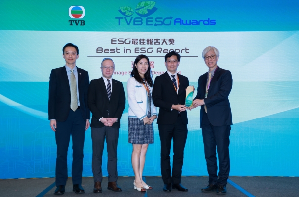 渠务署荣获多项国际及本地《环境、社会及管治(ESG)报告》及年度报告奖项的殊荣 