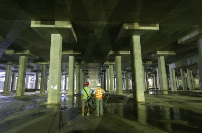Interior of THT Underground Storage Tank