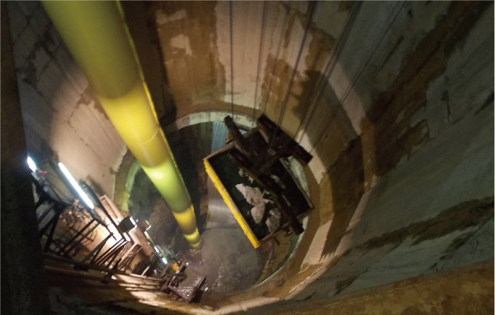Construction of Drop Shaft of Effluent Tunnel