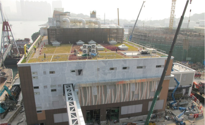 Construction of Sludge Dewatering Building