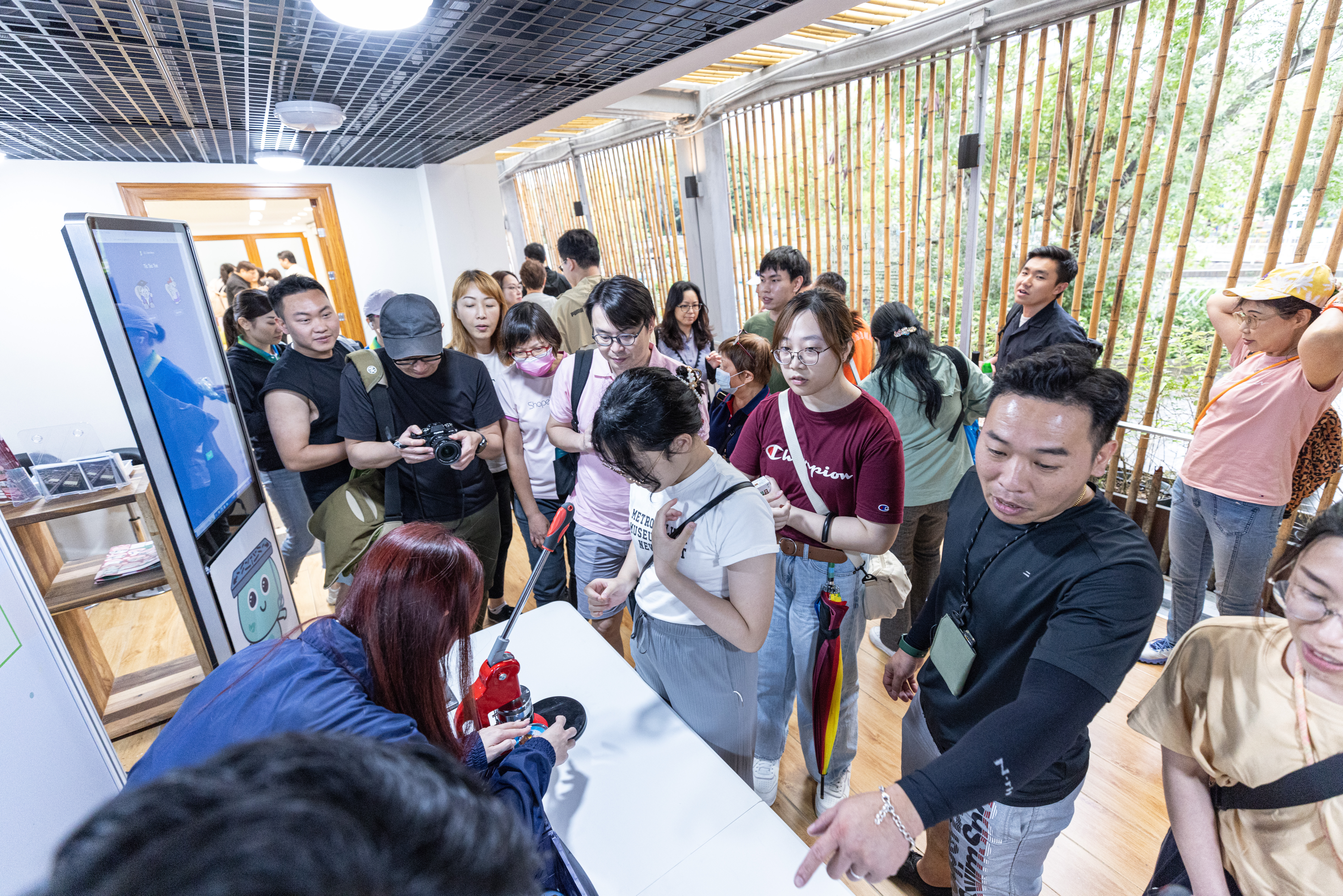 Participants made "Drainy" badges