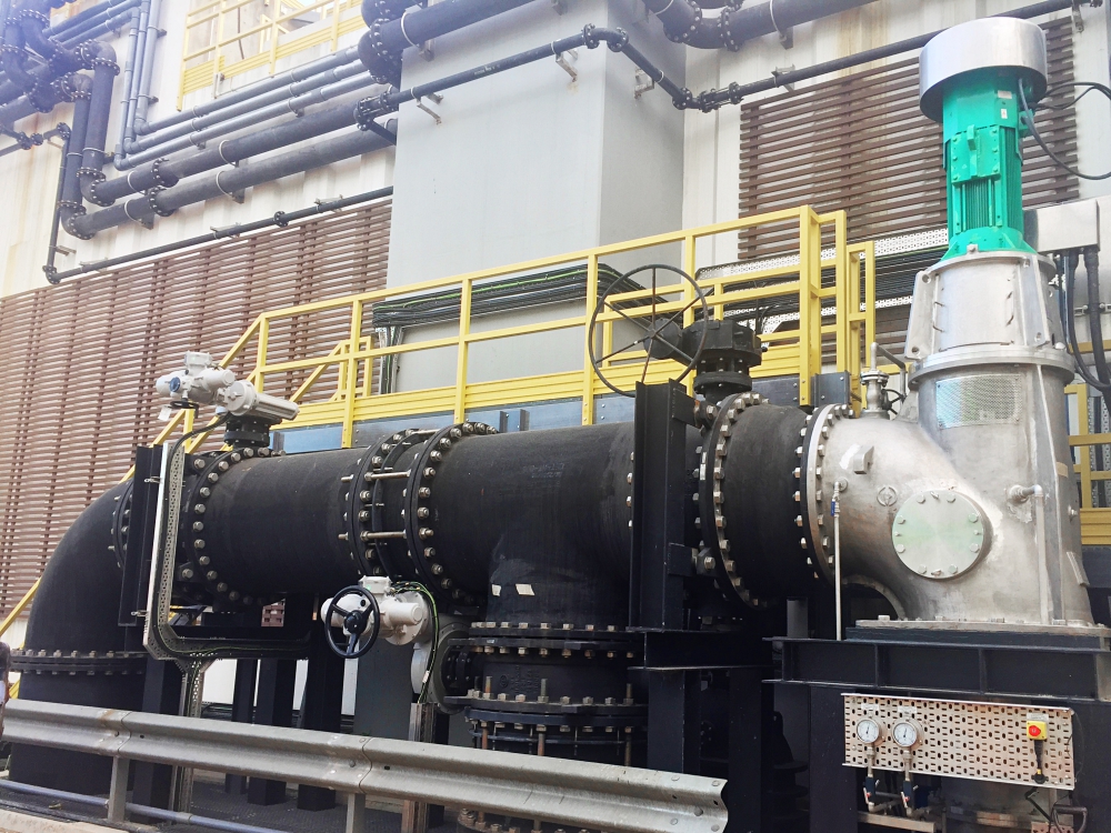 昂船洲污水处理厂的水力发电系统