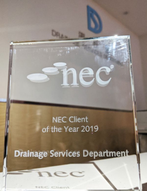 渠务署于推动「新工程合约」的工作屡获肯定