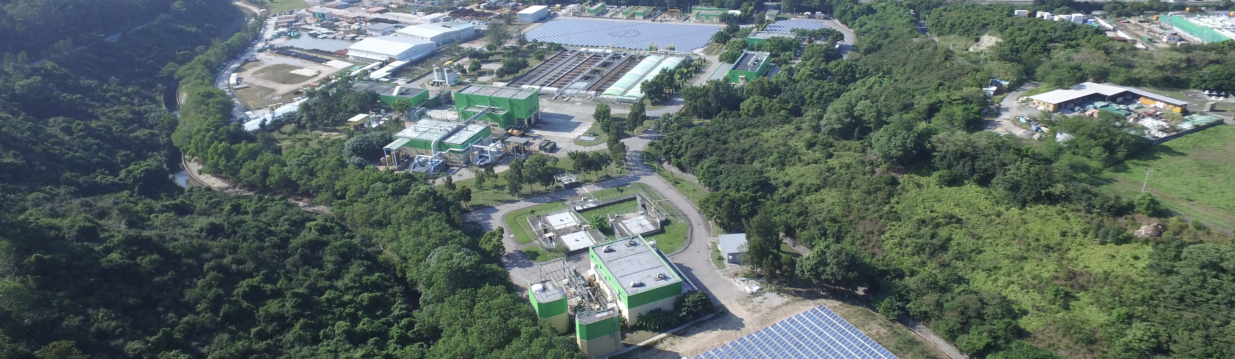 Aerial Photo of Siu Ho Wan Sewage Treatment Works