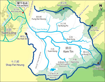 Map of the Basin