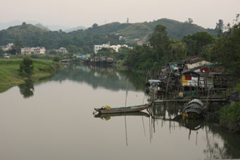 Shan Pui Chung Hau Tsuen was Established by the River
