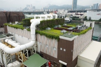 Green Roof of Sludge Dewatering Facilities