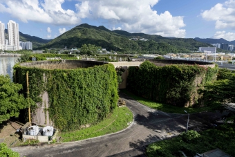 Vertical Greening at Shatin Sewage Treatment Works