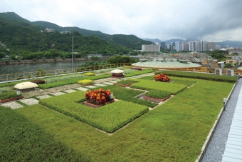 Green Roof at Shatin Sewage Treatment Works