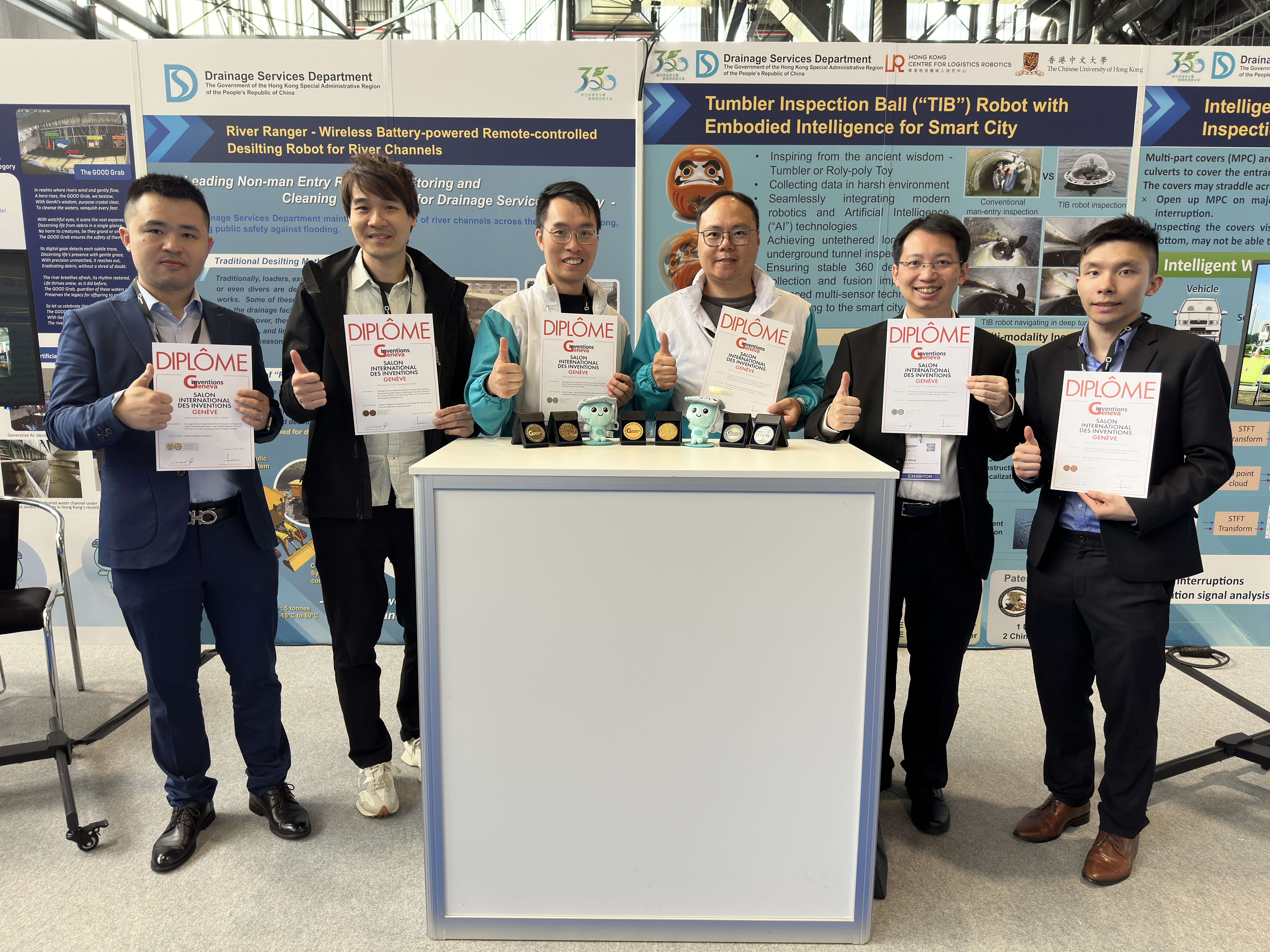 Group photo of DSD winning teams