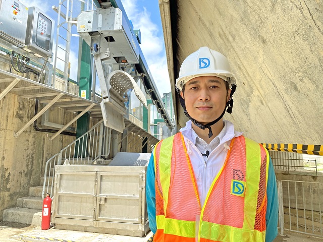 DSD Engineer, Mr LAW Tsz-wai, introduced the operation of “Good Grab”