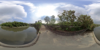 Yuen Long Bypass Floodway Shallow Ponds (360° View)