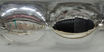 赤柱污水处理厂入口隧道 (360度全景图)