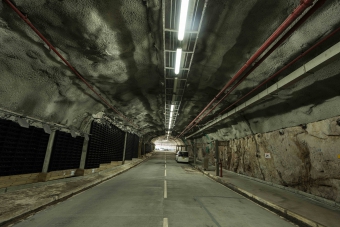 赤柱污水處理廠入口隧道
