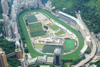Aerial View of Happy Valley Underground Stormwater Storage Scheme